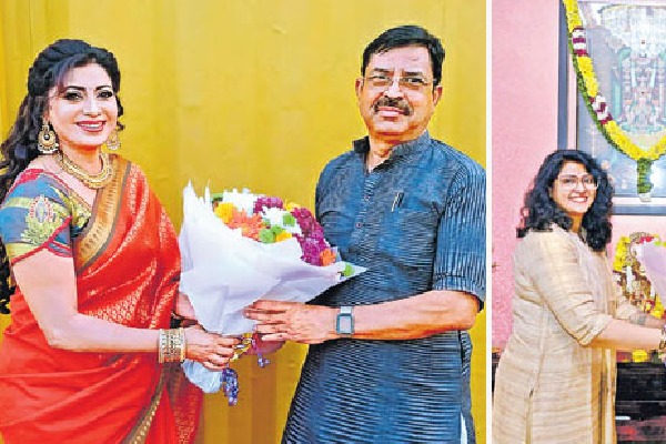 Actors Vani Viswanath and Priya Raman to join in BJP