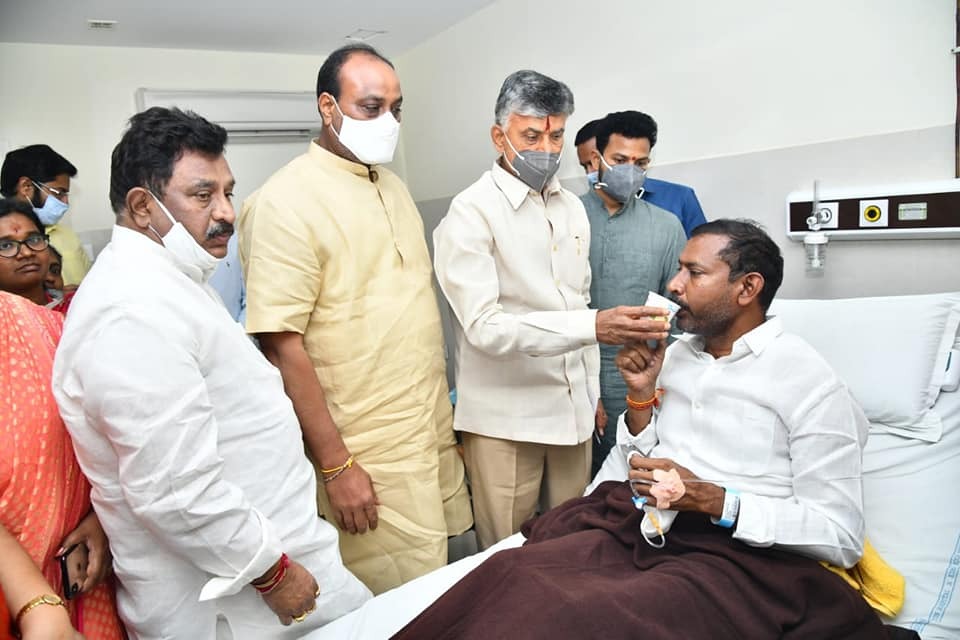 Palla announces he stops hunger strike after Chandrababu advice 