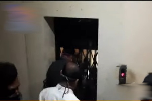 Telangana minister Koppula Eshwar stranded in a lift
