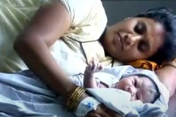 Surpanch candidate gives birth to a baby after casting her vote