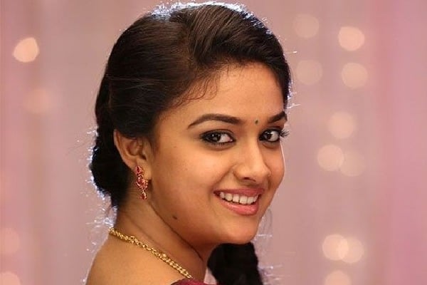 Keerthi Suresh about sipping a cup of coffie 