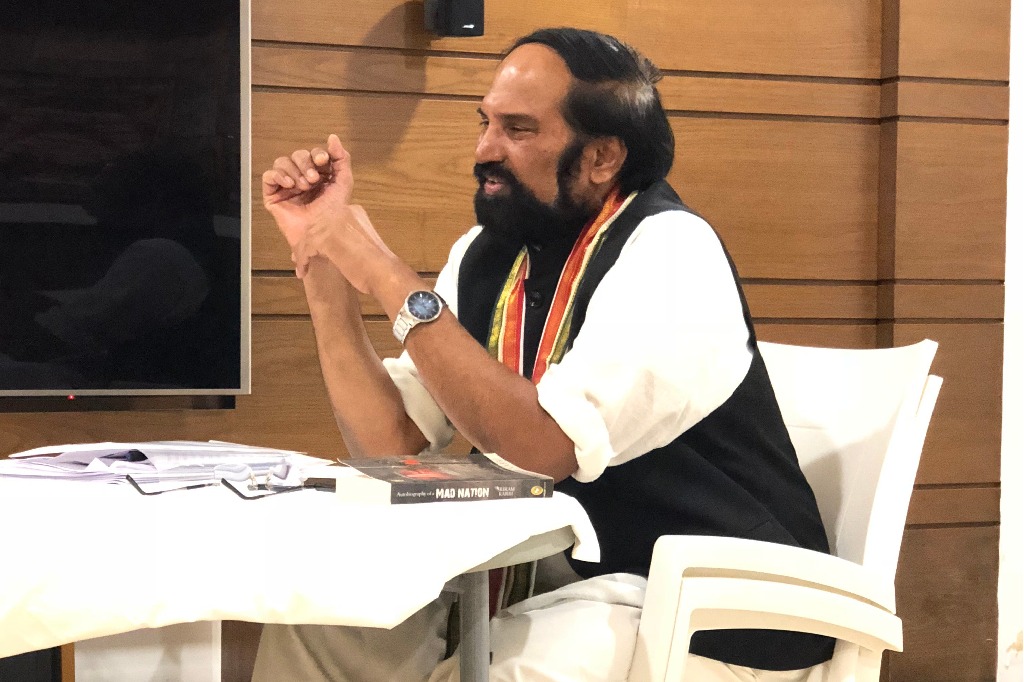 Uttam Kumar Reddy resigned as PCC Chief after disastrous results for Congress in GHMC Elections