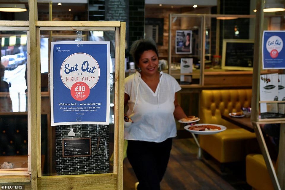 Pubs cafes and restaurants prepare for half price meal scheme in Britain