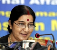 Angry Sushma asks Amazon to withdraw Tricolour themed doormats