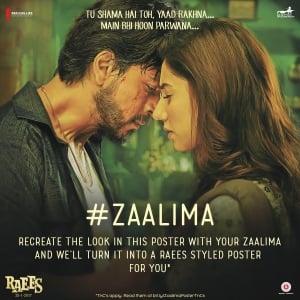 King Of Romance: SRK's 'Raees' Song 'Zaalima' Is Out