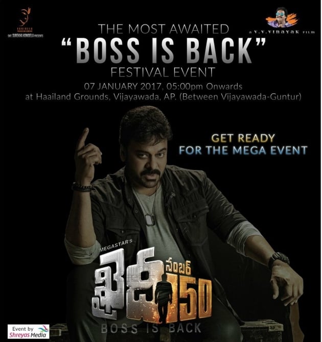 'Boss is Back' Mega event date and venue fixed!