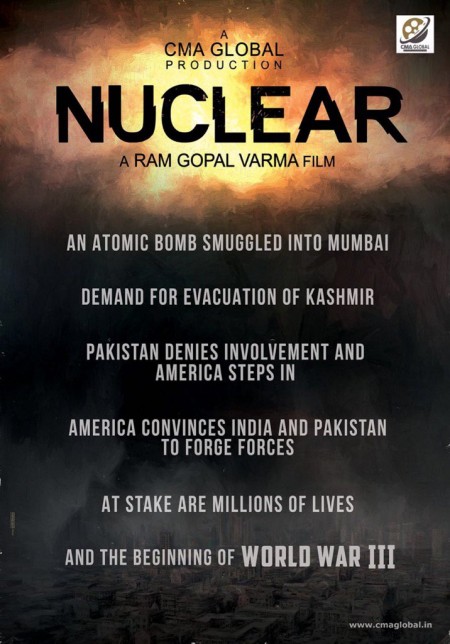 Ram Gopal Varma's 'Nuclear' first International film costs Rs.340 crores
