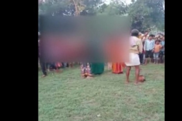 viral video emerges showing 3 women being beaten up   being paraded halfnaked in Dakrama village