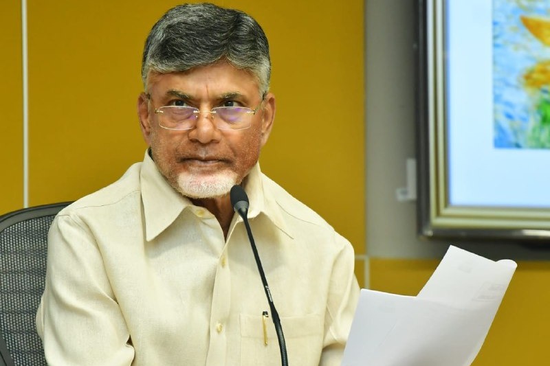 Chandrababu press meet over SEC letter to Centre