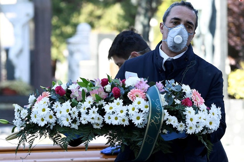 627 Italians dead in a single day due to Corona virus