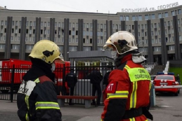 5 Corona patients died in Russia due to fire in ventilator
