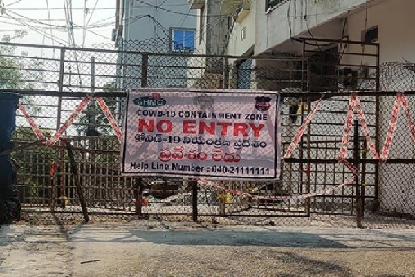 35 Containment Zones Remove in Hyderabad