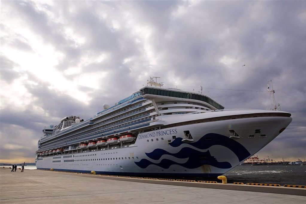Corona virus still live on Diamond Princess cruise ship