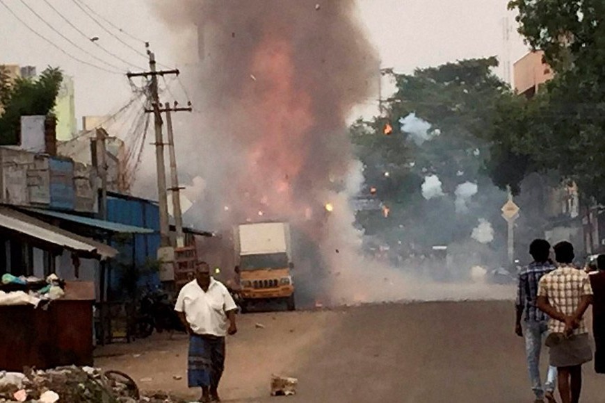 Heavy blast at a firecracker unit in Tamilnadu