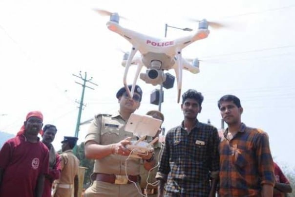 Lockdown violators run like bullets after tracing Keral police drones