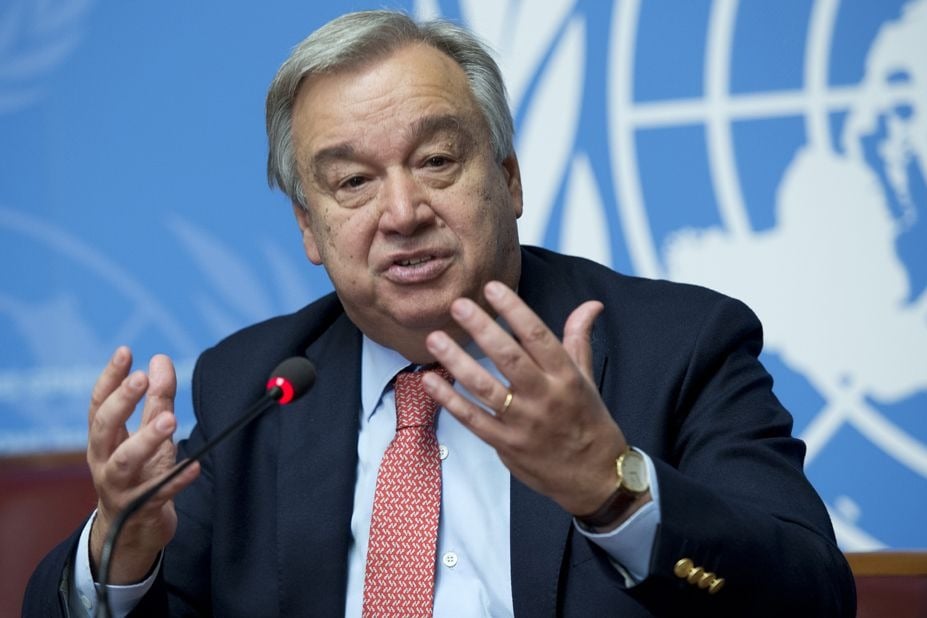 UN Secretary General Antonio Guterres calls for strict measures to prevent corona