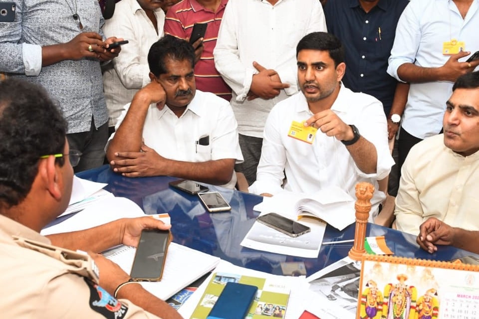 Nara Lokesh tells TDP supports members who was arrested 