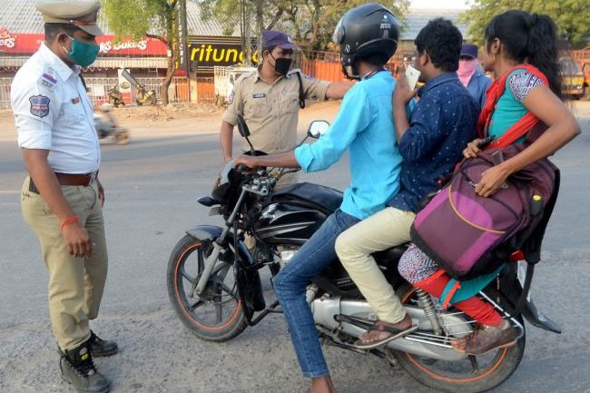 Do not violate Lockdown Hyderabad police warn people