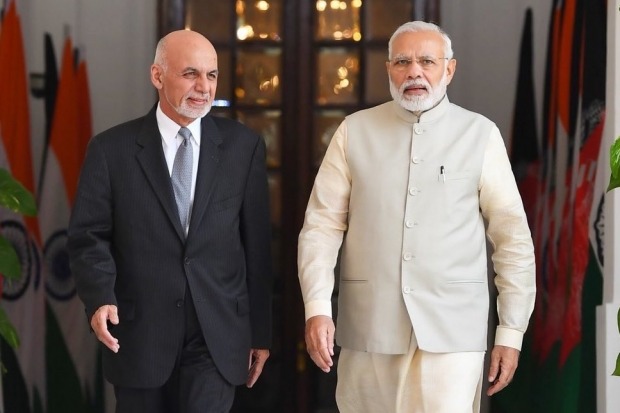 Afghanistan president thanks to PM Modi