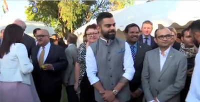 Team India visits Indian High Commission in Wellington
