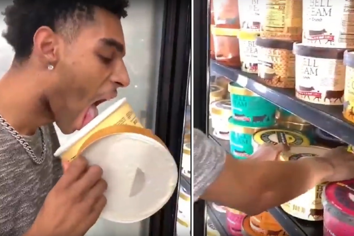 us man jailed for licking ice cream at supermarket