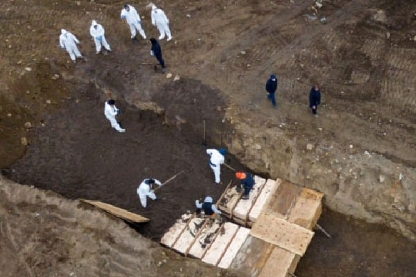Unclaimed bodies of corona victims buried in New York Hart Island