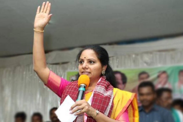 TRS Leader K Kavitha will file Nomination for Council