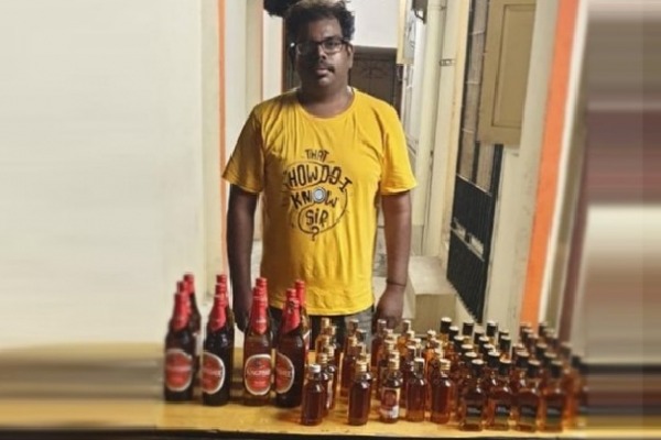 Police Arrest Tamil Acter for Illicit Sales of Liquor