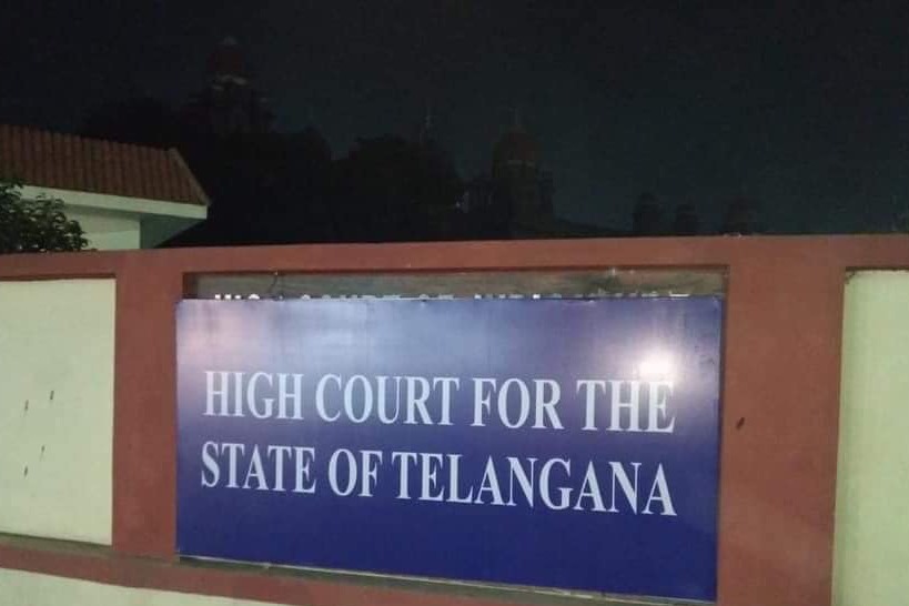 A woman files a petetion of corona virus in Telangana High court