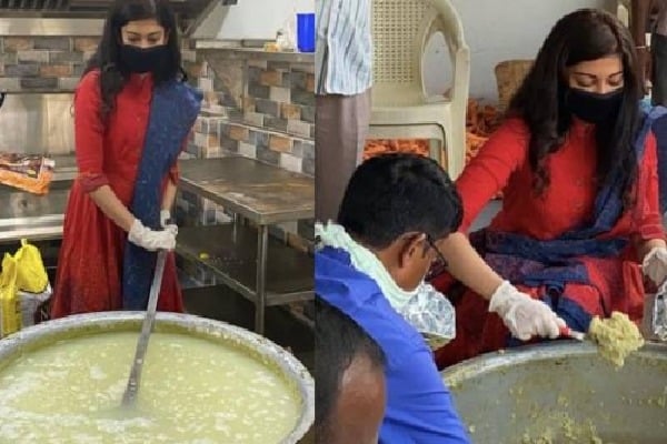 Pranitha Subhash serves 75000 meals in 21 days since lockdown