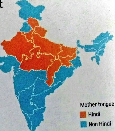 Hindi at third place in world languages