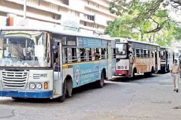 Hyderabad City Buses Started with Migrant workers