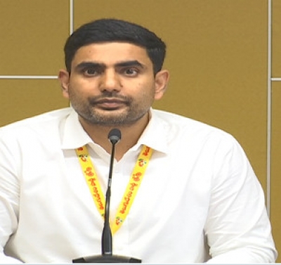 Nara Lokesh questions AP government over land distribution