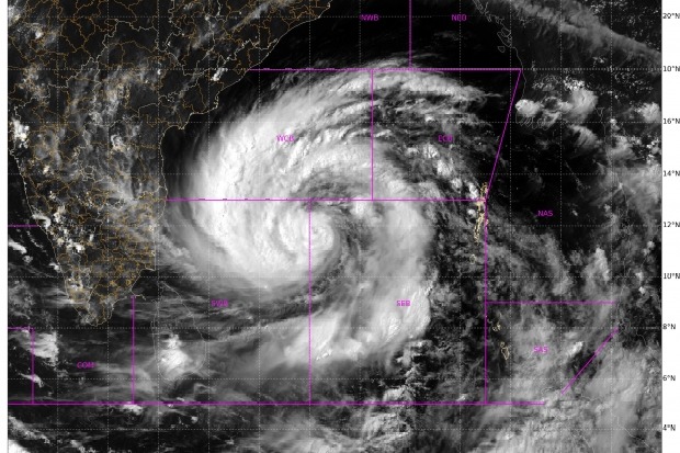 Cyclone in Bay of Bengal intensified into severe cyclonic storm