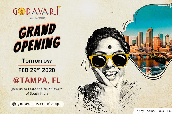 Godavari grand opening at Tampa
