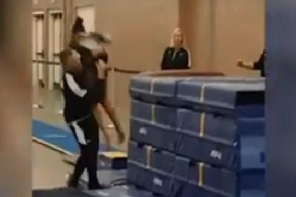 Koach Saves Young Gimnast
