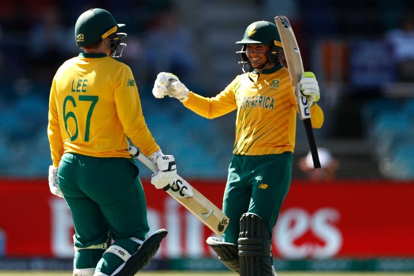 South Africa hit record total to crush Thailand