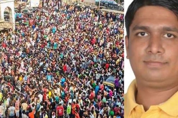Cops Detain Vinay Dubey For Instigating Migrant Workers 