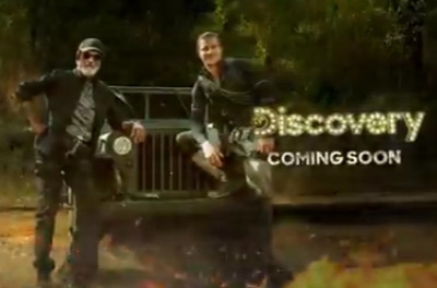Discovery chjannel announced telecast date of Rajinikanth with Bear Grylls episdode