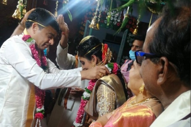 Cine producer Dil Raju marriage photos