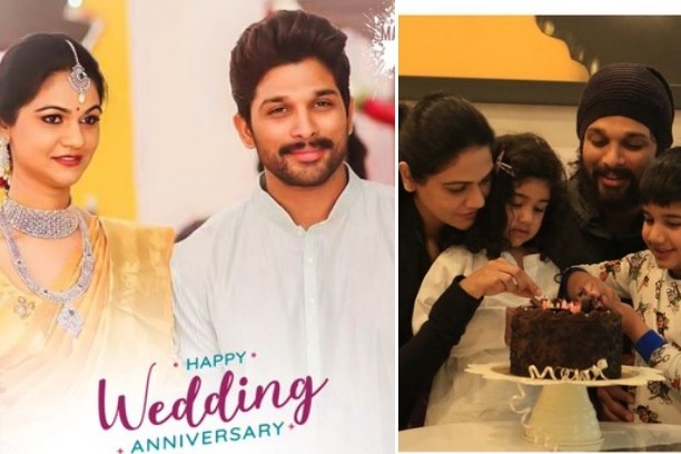 Allu Arjun greets his wife on the occasion of wedding anniversary