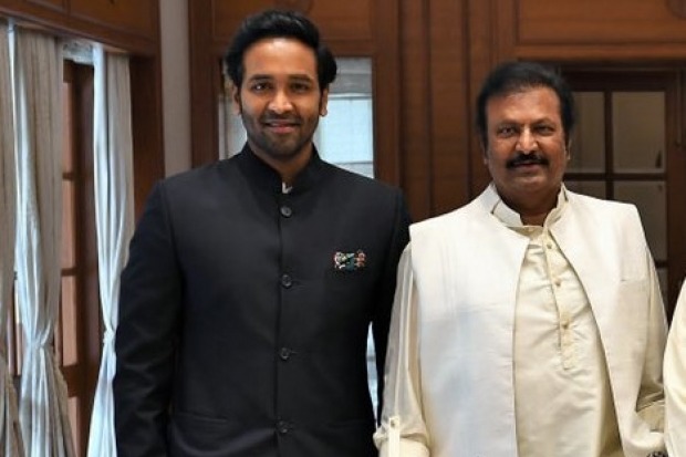 Mohan Babu and his son adapt eight villages 