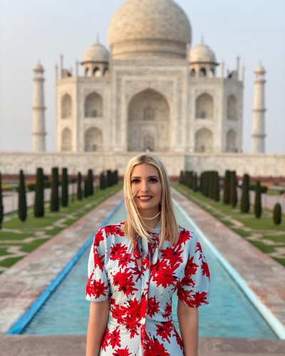 Ivanka Trump visits Taj Mahal