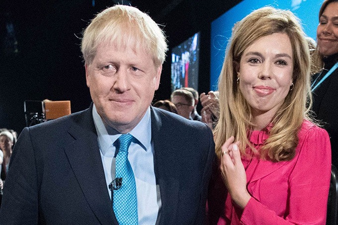 Britain PM Boris Johnson fiancee Carrie Symonds tested corona positive