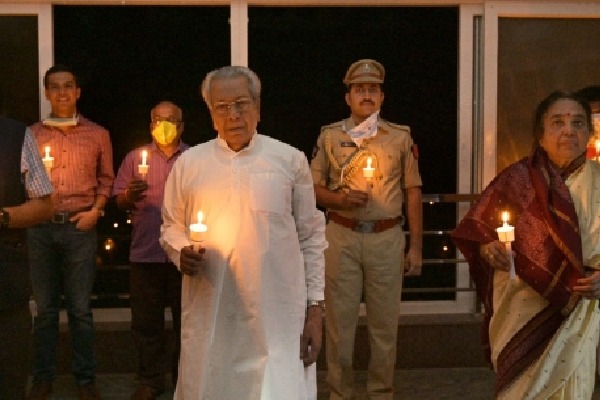 India Lights Lamps To Show Unity In Fight Against Corona virus