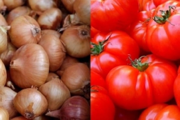 Onion and Tomato Price Drop in Market