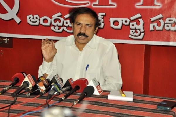 CPI Ramakrishna fires on Jagan over his comments on corona