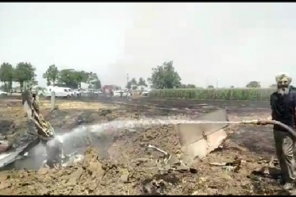 MIG crashes in Punjab