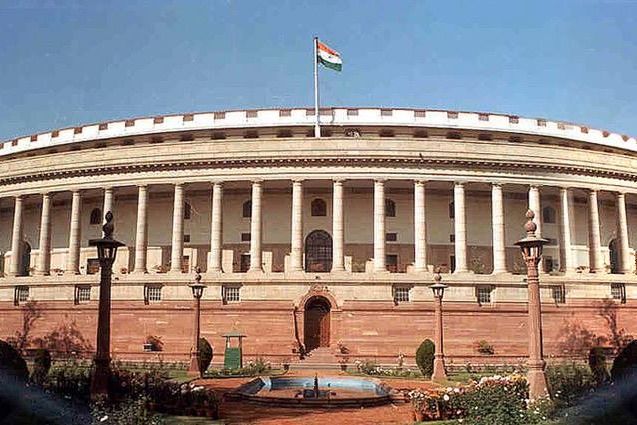 Seven congress MPs suspended from Lok Sabha