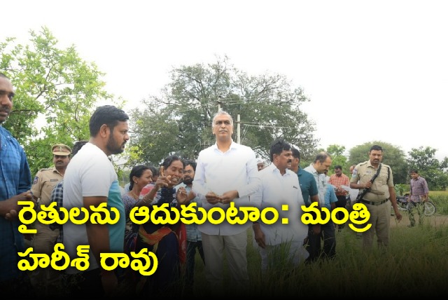 Minister Harish Rao Says Government Will help rain affected Farmers